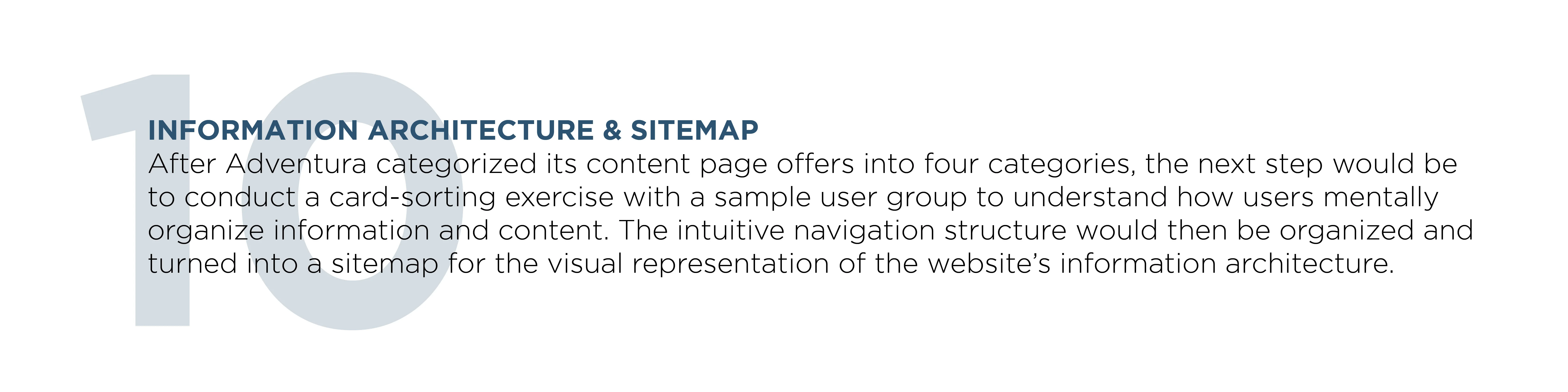 Adventura sitemap plan.