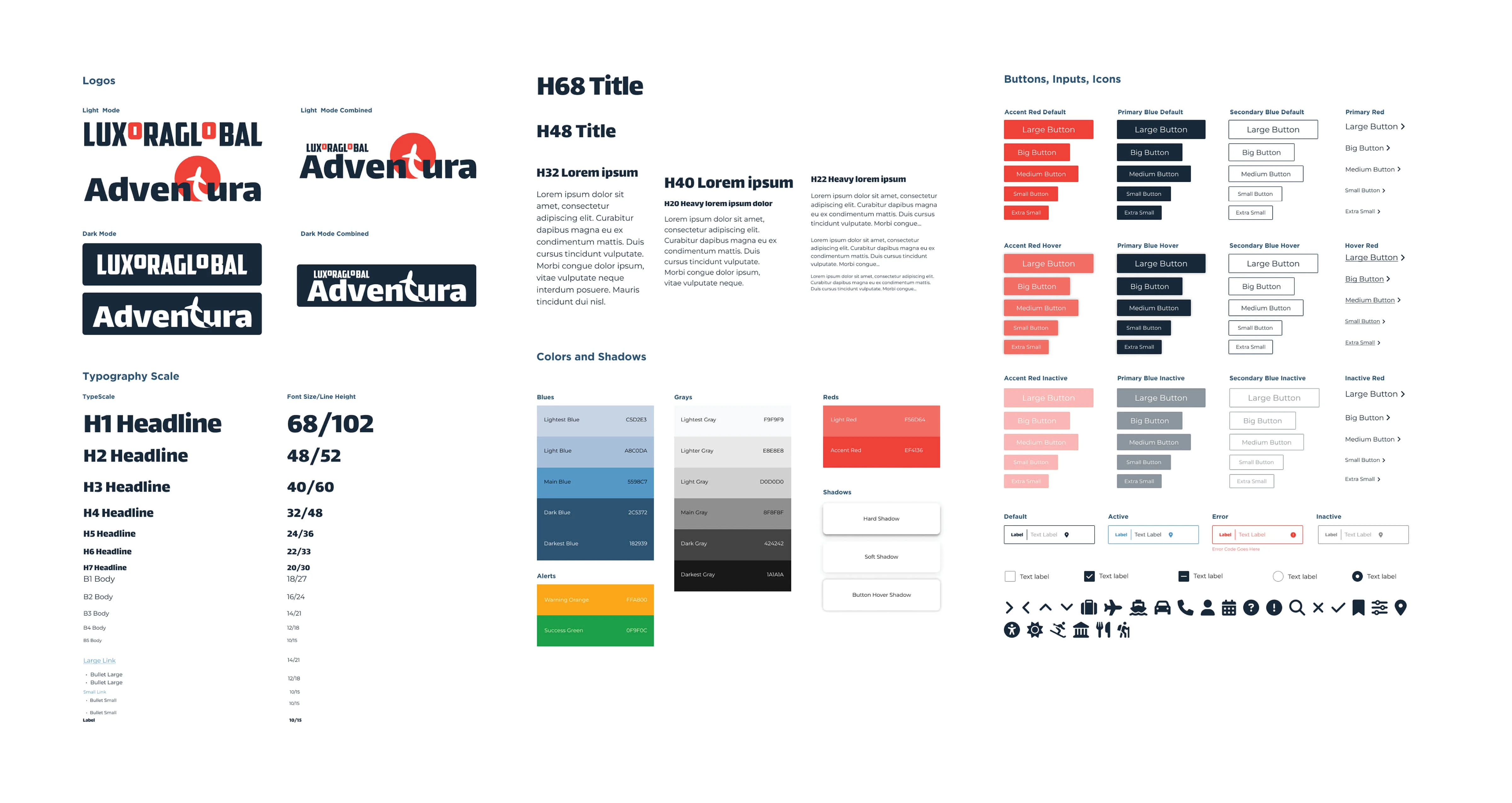 Design system for Adventura.