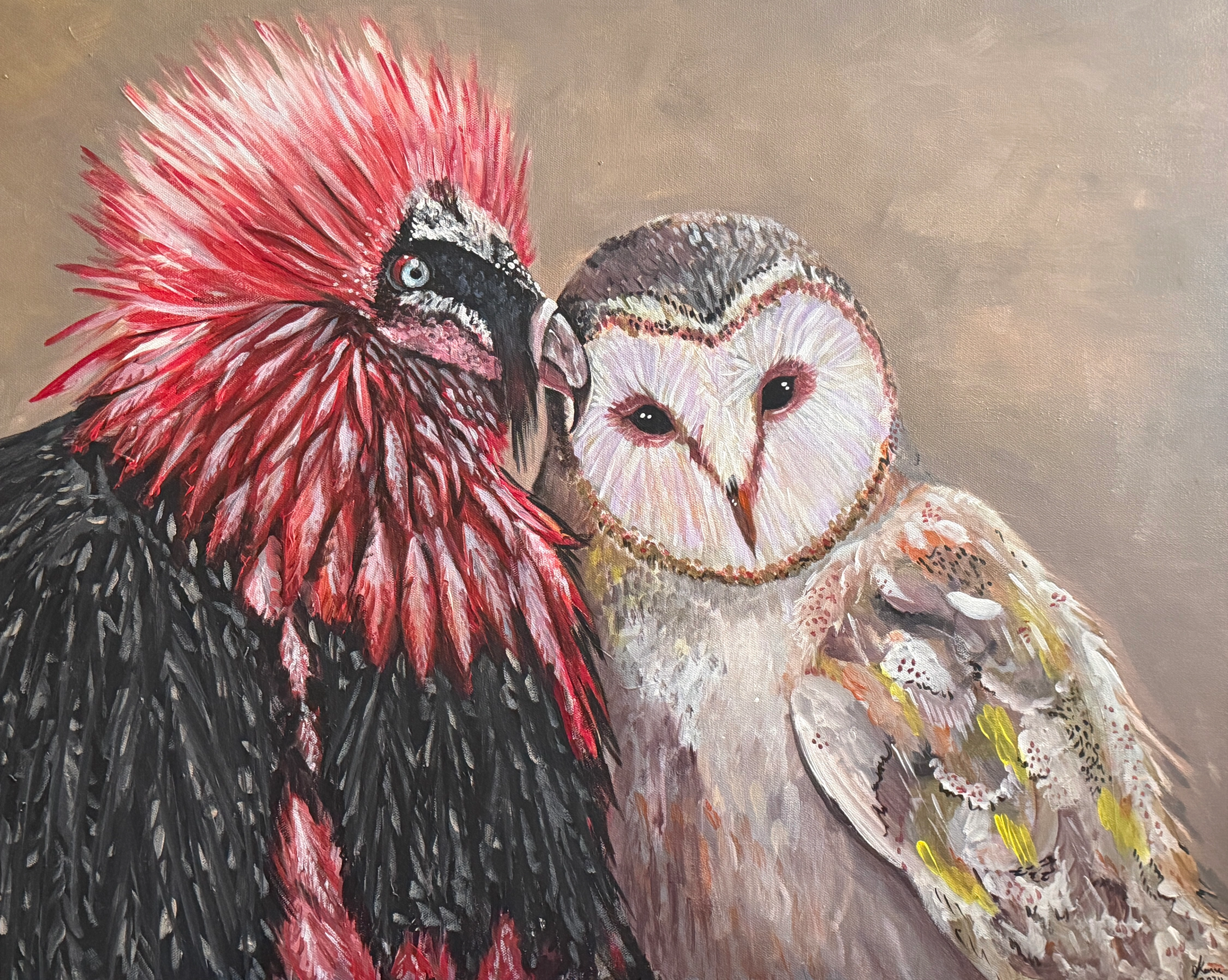 Representation of one's soul through the animals with shared spirit.