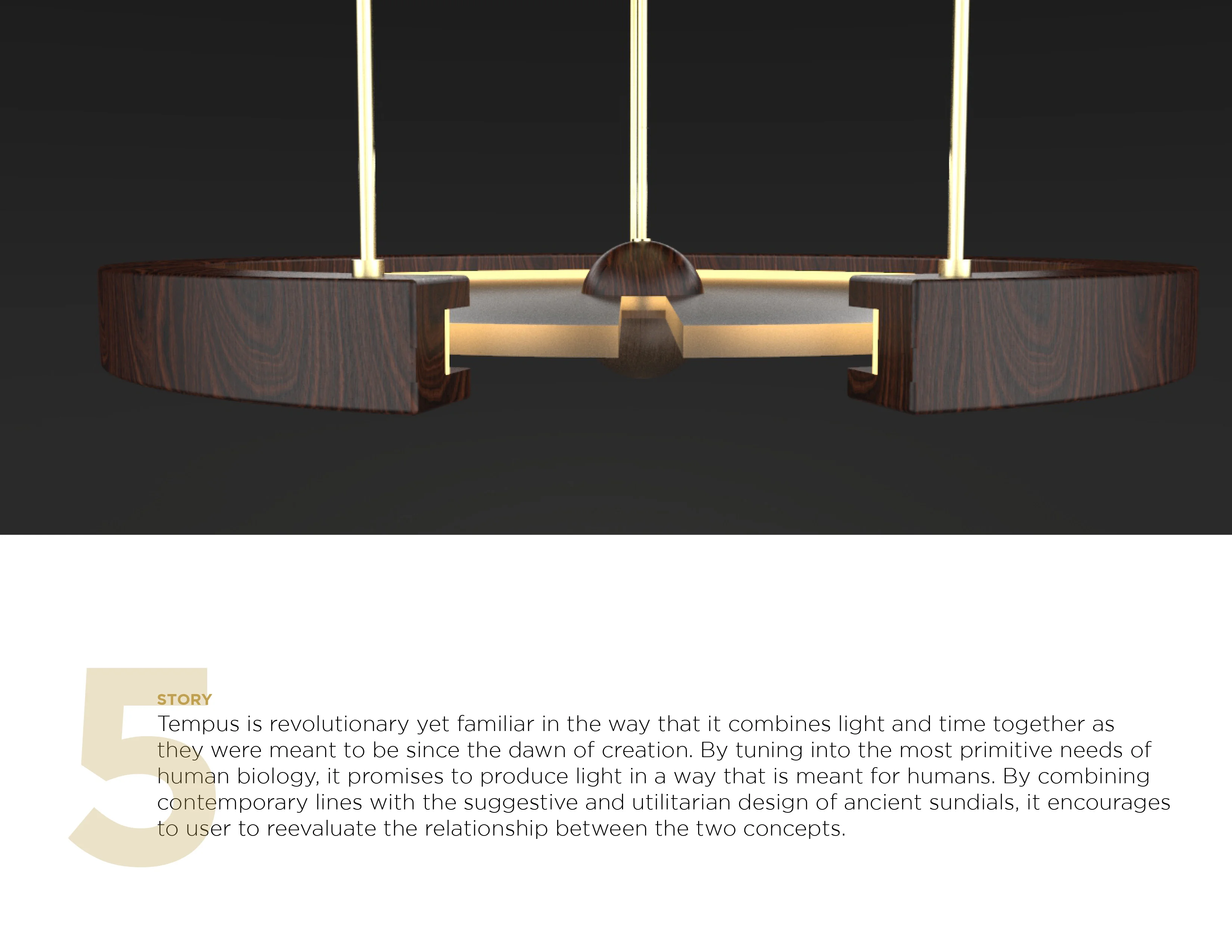 A thesis spread on lighting featuring bulb types and lighting categories with explanations.